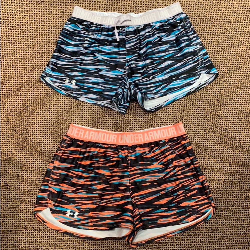 2 pair Under Armour Shorts - Sz Med